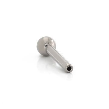 Ti 18g Barbell Threadless Post Extra Short