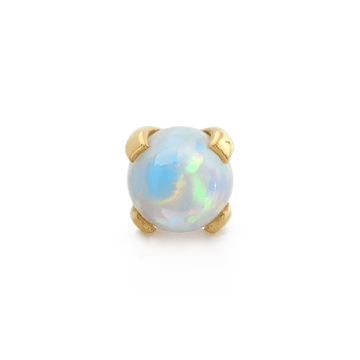 4 Prong Claw-set - Threaded - Gold