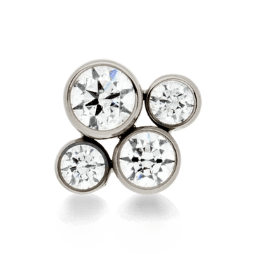 4 Gem Cluster - Threaded