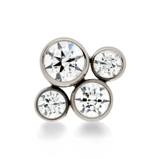 4 Gem Cluster - Threaded