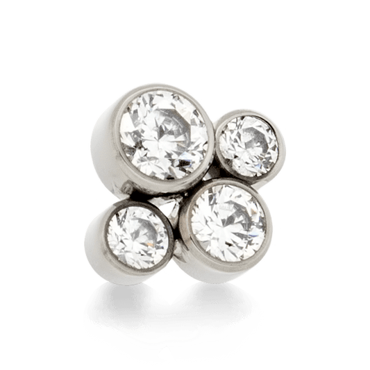 4 Gem Cluster - Threaded