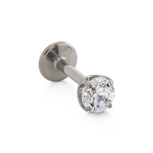 Prong Gem - White CZ