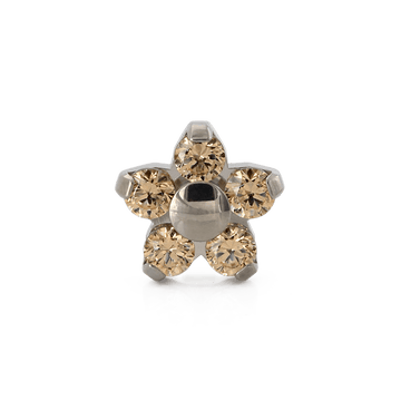 Flower - Champagne CZ