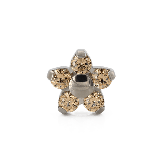 Flower - Champagne CZ