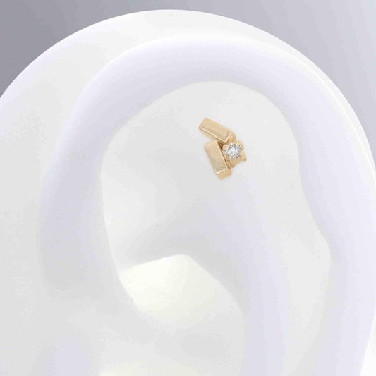 Double Bar and Round Diamond