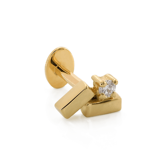 Double Bar and Round Diamond