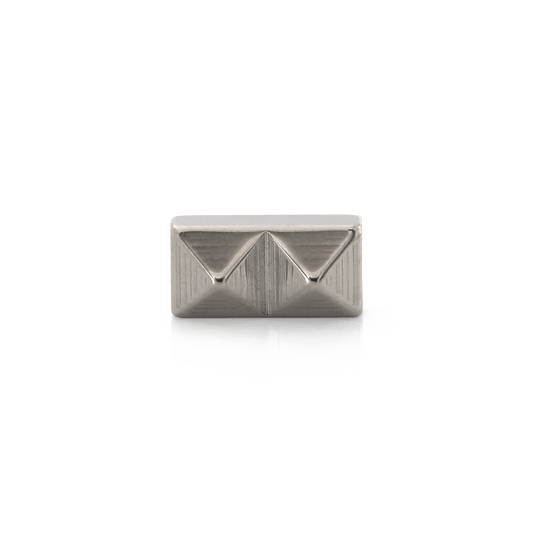 Double Stud - Titanium
