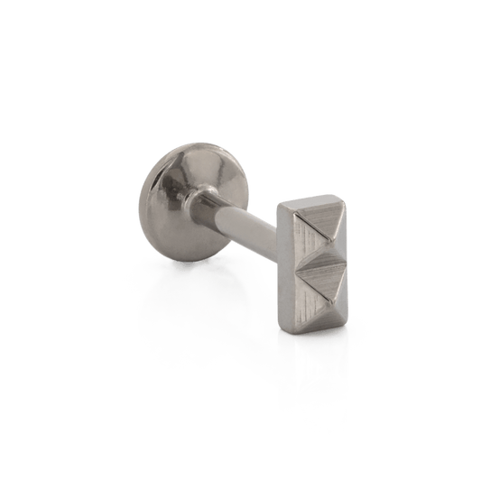 Double Stud - Titanium