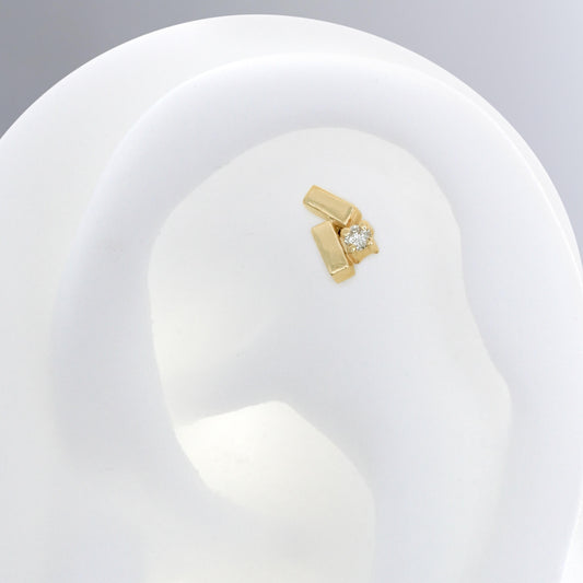 Double Bar and Round Diamond