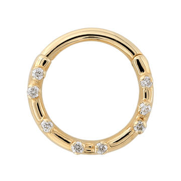 Everythingness Ring - Forward Facing - Diamonds