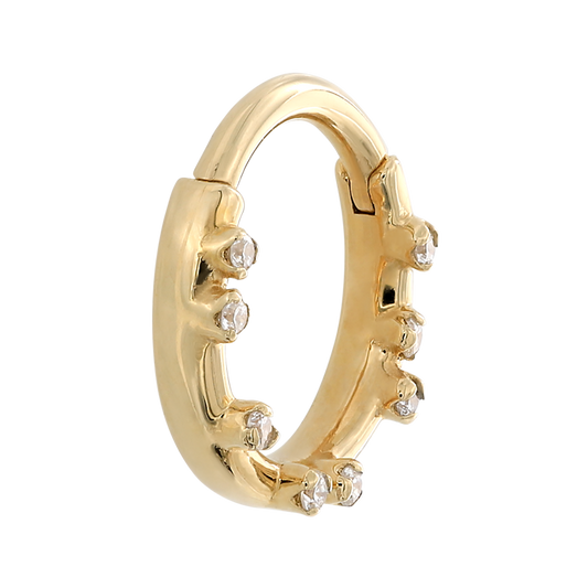Everythingness Ring - Forward Facing - Diamonds