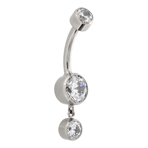Faceted Dangle Navel Curve
