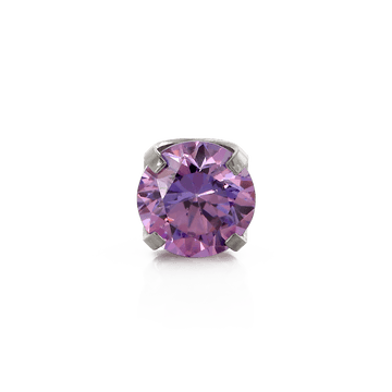 Prong Gem - Fancy Purple