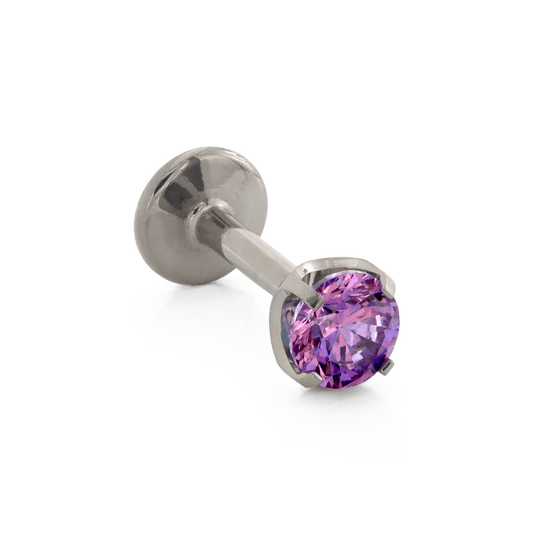Prong Gem - Fancy Purple