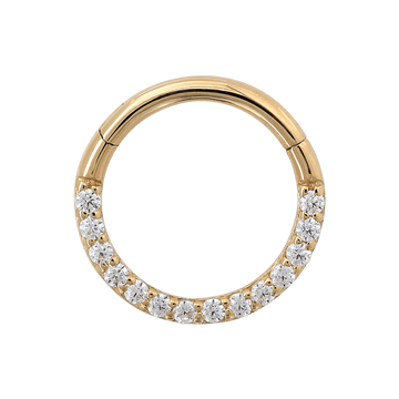 Full Gemmed Hinged Ring