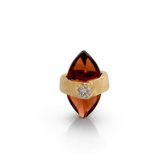 Crystalized w/ DIA - Garnet