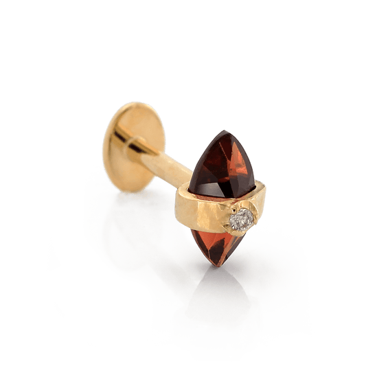 Crystalized w/ DIA - Garnet