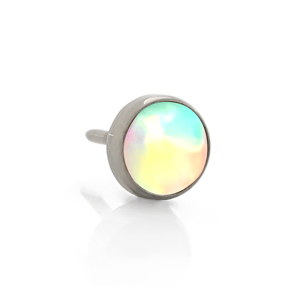 Cabochon - White Opal