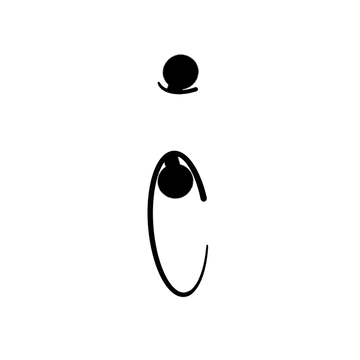 illustration of a navel body piercing offered at the IRIS piercing shop in Salt Lake City