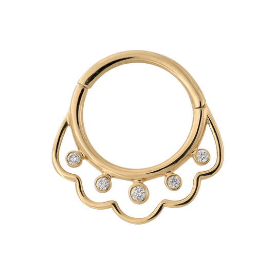 Interiority x 5 Hinged Ring