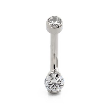 Mini Partial Bezel Navel Curve