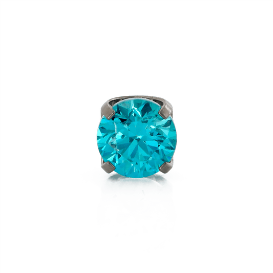 Prong Gem - Mint Green