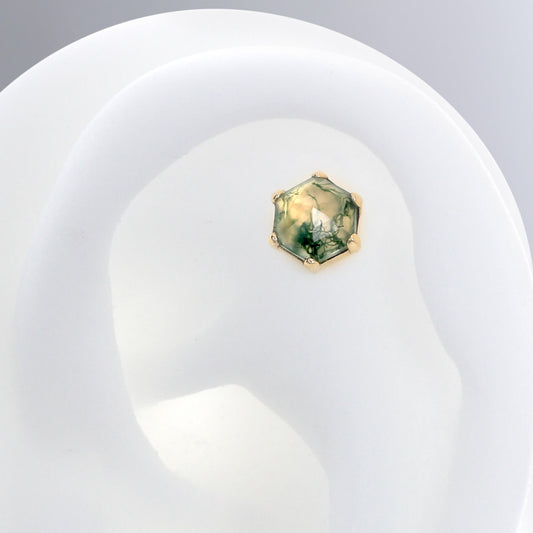 Family Ghost - Moss Agate