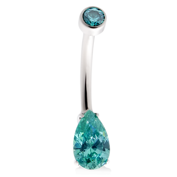 Pear Navel Curve - Mint Green