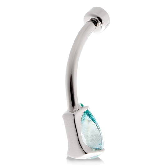 Pear Navel Curve - Mint Green