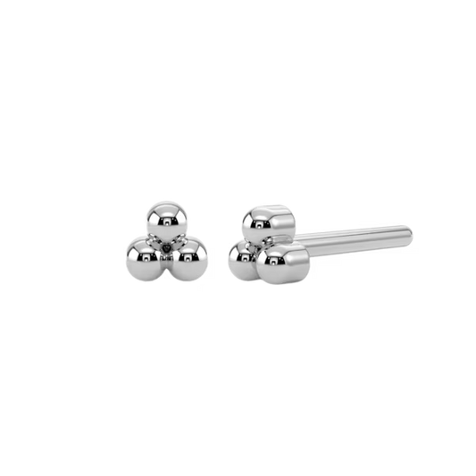 Tria (Tri Bead Cluster) - Titanium