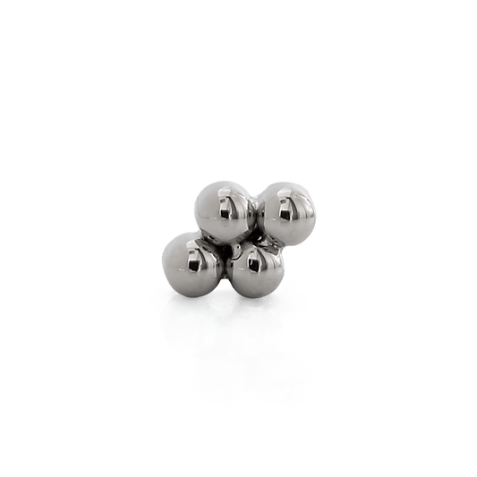 Tessera (4 Bead Cluster) - Titanium