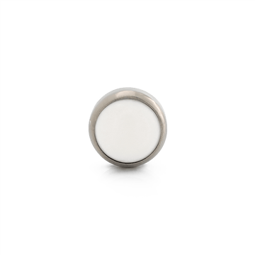 Cabochon - White Coral