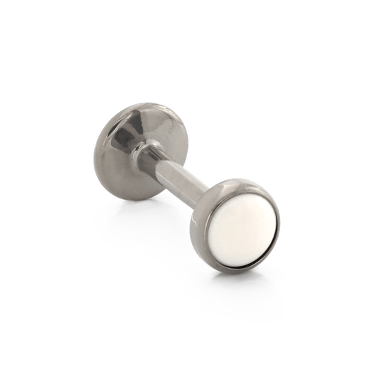 Cabochon - White Coral