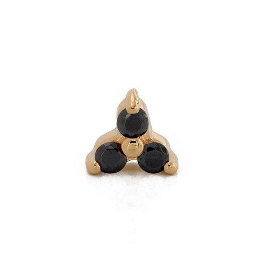 Tri Prong Cluster - Black CZ