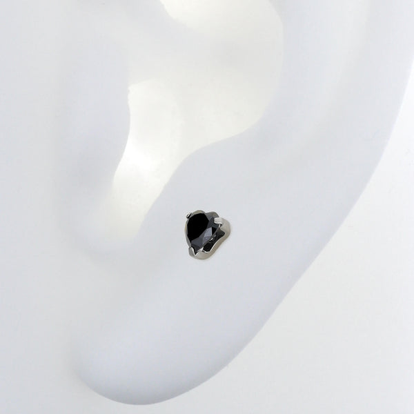 Heart Gem - Titanium
