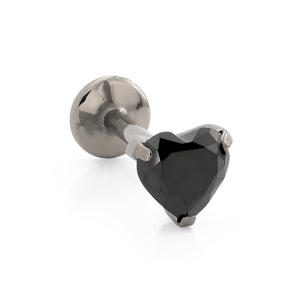 Heart Gem - Titanium
