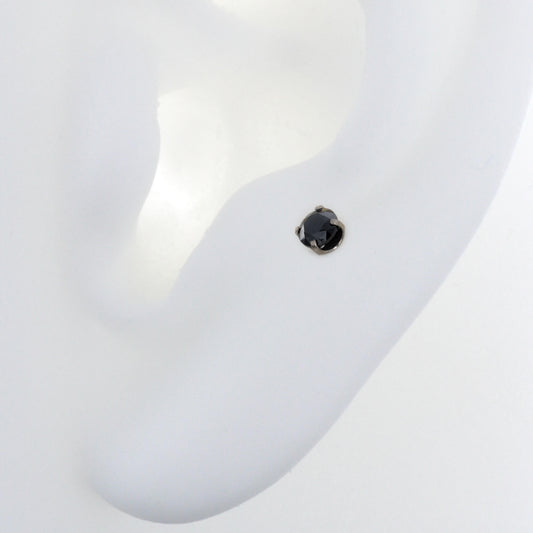 Prong Gem - Black CZ