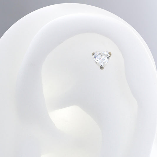 Heart Gem - Titanium