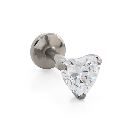 Heart Gem - Titanium
