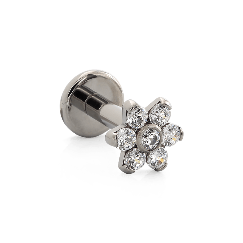 7 Stone Titanium Flower - Threaded – IRIS Studios