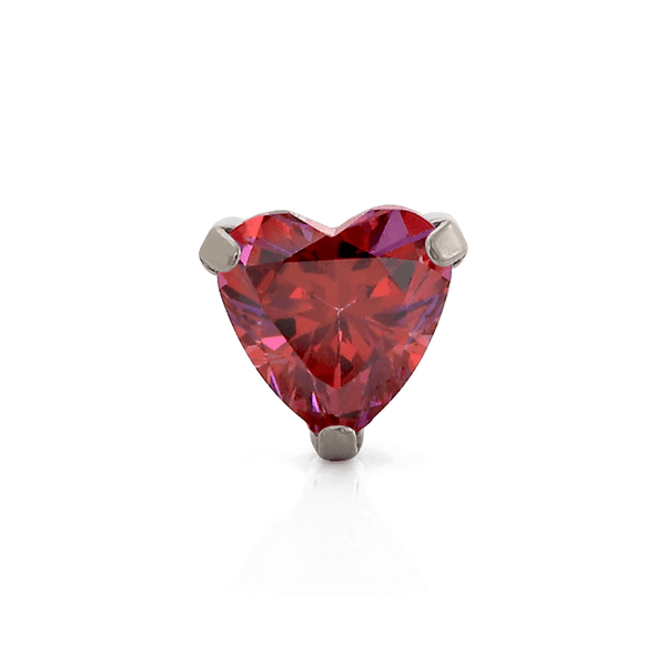 Heart Gem - Titanium