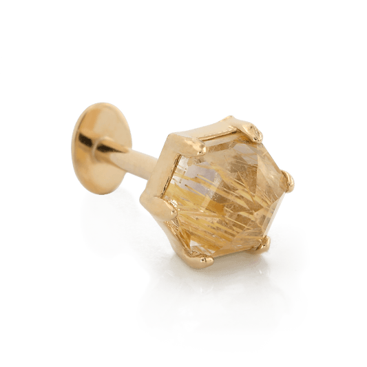 Family Ghost - Golden Rutilated Quartz