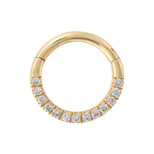 13 Diamond Hinged Ring