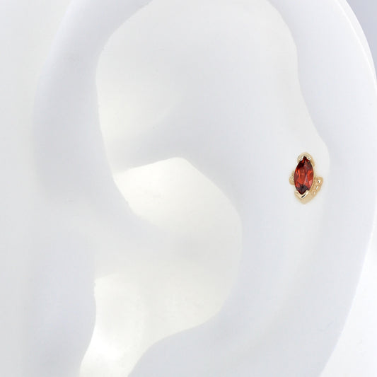 Marquise V-Prong - Threaded