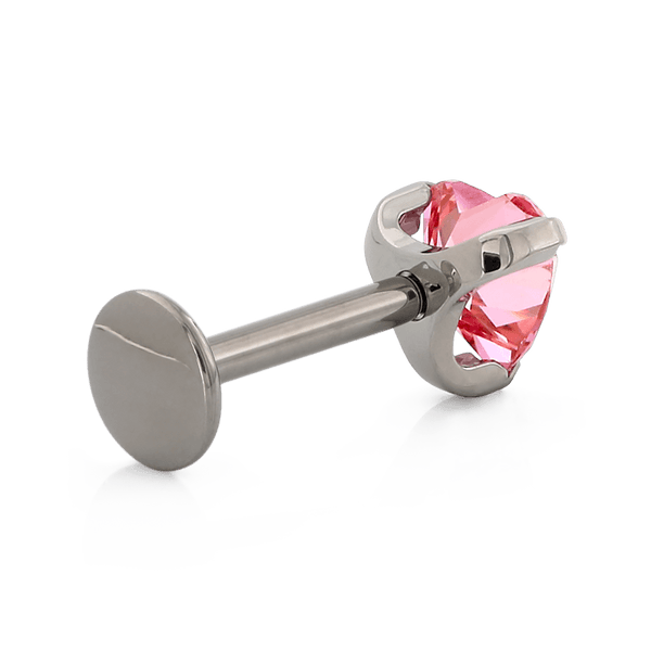 Heart Gem - Titanium