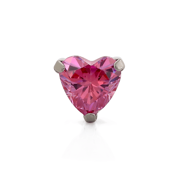 Heart Gem - Titanium