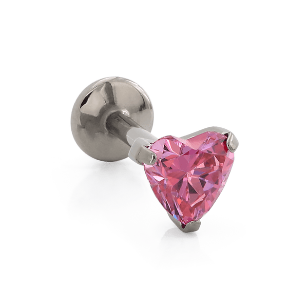 Heart Gem - Titanium