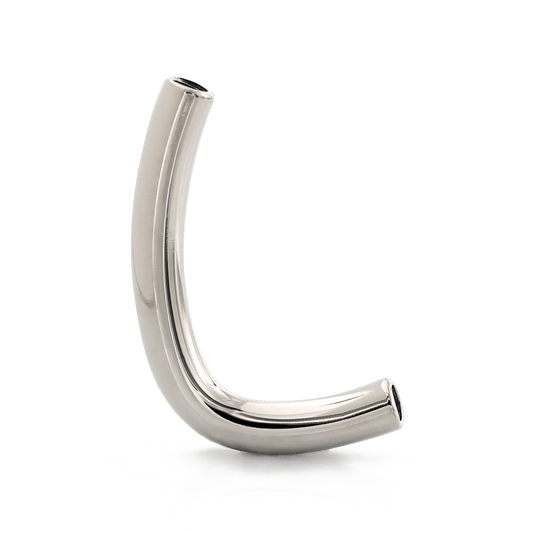 Plain J-Curved Barbell Post