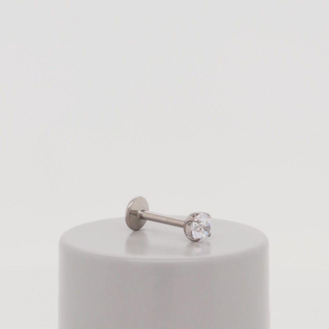 Prong Gem - White CZ – IRIS Studios
