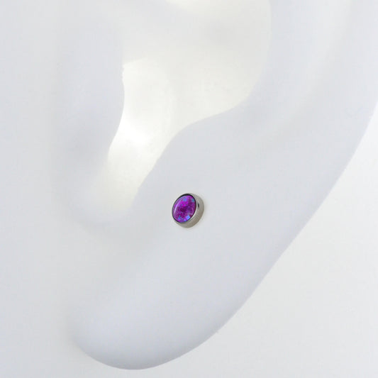 Cabochon - Purple Opal